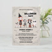 Invitation de la fête d'Halloween (Debout devant)
