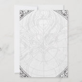 Invitation de la fête d'Halloween (Dos)