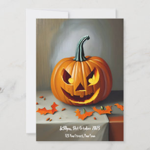 Invitation de la fête d'Halloween