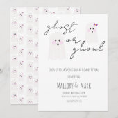 Invitation de la fête d'Halloween (Devant / Derrière)