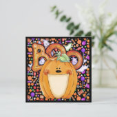 Invitation de la fête d'Halloween (Debout devant)