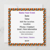 Invitation de la fête d'Halloween (Dos)