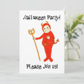 Invitation de la fête d'Halloween (Debout devant)