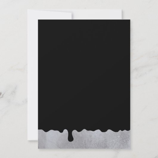 Invitation de la fête d'Halloween (Dos)