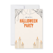 Invitation de la fête d'Halloween