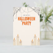 Invitation de la fête d'Halloween (Debout devant)