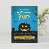 Invitation de la fête d'Halloween (Debout devant)