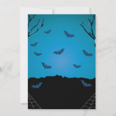 Invitation de la fête d'Halloween (Dos)