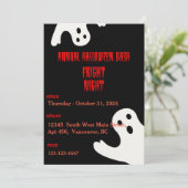 Invitation de la fête d'Halloween (Debout devant)