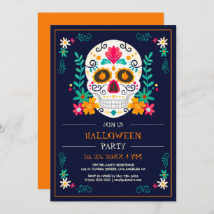 Invitation de la fête d'Halloween