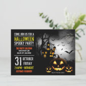 Invitation de la fête d'Halloween (Debout devant)