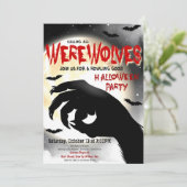 Invitation de la fête d'Halloween (Debout devant)