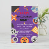 Invitation de la fête d'Halloween (Debout devant)