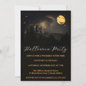 Invitation de la fête d'Halloween (Devant)