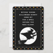 Invitation de la fête d'Halloween (Devant)