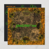 Invitation de la fête d'Halloween 2010 à Goulfest (Devant / Derrière)