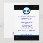 Invitation de la fête d'Halloween 5x5 Evil Eyes (Devant / Derrière)