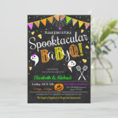 Invitation de la fête d'Halloween Baby-Q Genre (Debout devant)