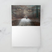 Invitation de la fête d'Halloween. Carte (Intérieur)