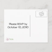 Invitation de la fête d'Halloween Cat Noir (Dos)