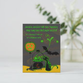 Invitation de la fête d'Halloween Cauldron (Debout devant)