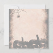Invitation de la fête d'Halloween Cute Ghost Texte (Dos)