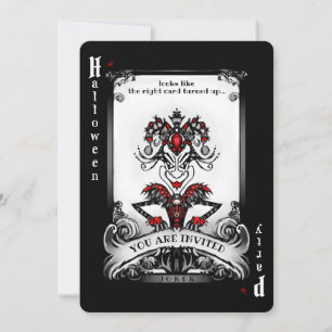 Invitation de la fête d'Halloween de la carte Joke