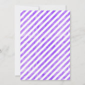 Invitation de la fête d'Halloween de Purple Boo ou (Dos)