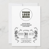 Invitation de la fête d'Halloween d'entreprise | L (Dos)