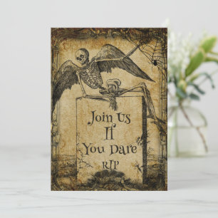 Invitation de la fête d'Halloween Déplaisante RIP