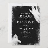 Invitation de la fête d'Halloween éffrayant (Devant)