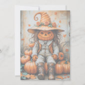 Invitation de la fête d'Halloween éffrayante (Dos)