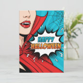 Invitation de la fête d'Halloween éffrayante (Debout devant)