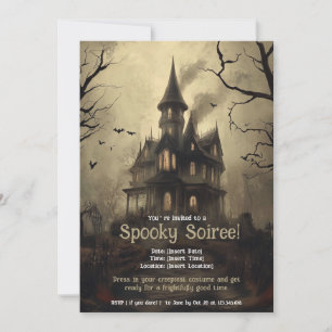 Invitation de la fête d'Halloween éffrayante