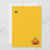 Invitation de la fête d'Halloween éffrayante (Dos)