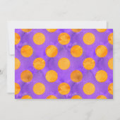 Invitation de la fête d'Halloween éffrayante (Dos)