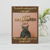 Invitation de la fête d'Halloween Enfants (Debout devant)