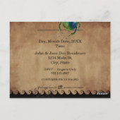 Invitation de la fête d'Halloween | Esthétique égy (Dos)