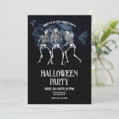 Invitation de la fête d'Halloween, fête d'Hallowee (Debout devant)