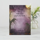 Invitation de la fête d'Halloween Ghoost (Debout devant)