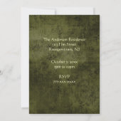 Invitation de la fête d'Halloween Ghoost (Dos)