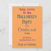Invitation de la fête d'Halloween Ghost et Kitten (Dos)