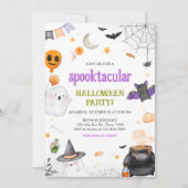 Invitation de la fête d'Halloween Ghost Spooktacul (Devant)