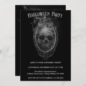 Invitation de la fête d'Halloween Ghosts Mirror (Devant / Derrière)