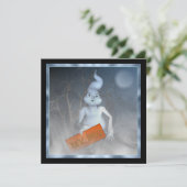 Invitation de la fête d'Halloween Invitation Ghoos (Debout devant)