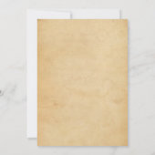 Invitation de la fête d'Halloween moderne Brown (Dos)