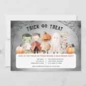Invitation de la fête d'Halloween ou de la fête de (Devant)