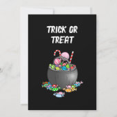 Invitation de la fête d'Halloween ou de la fête de (Dos)