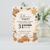 Invitation de la fête d'Halloween Pastel Cute - Ed (Debout devant)