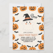 Invitation de la fête d'Halloween pour les enfants (Devant)